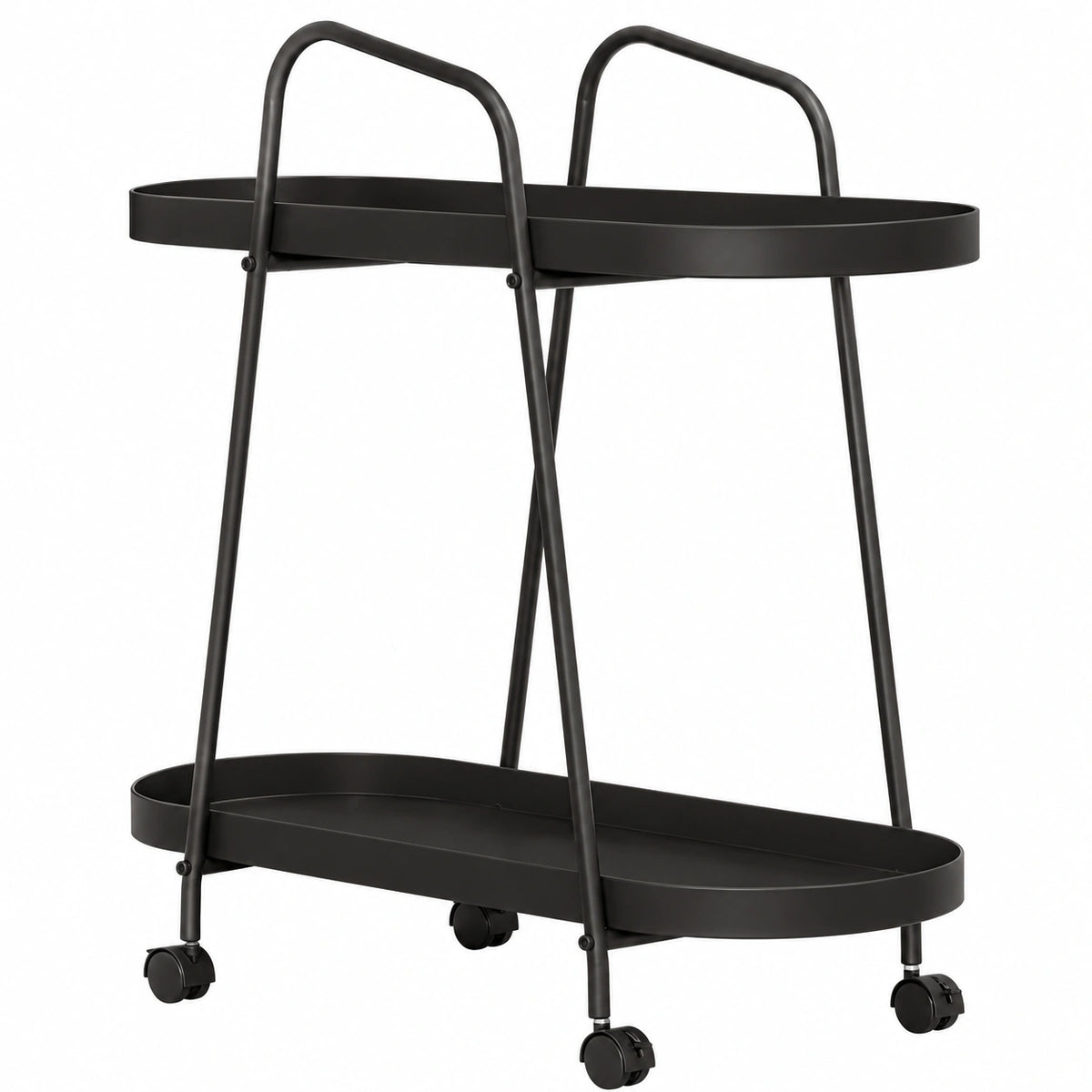 Carrello portaoggetti moderno con ruote, tavolino versatile in ferro battuto per soggiorno