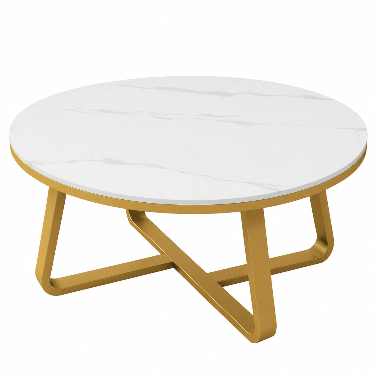 Tavolino rotondo nordico in ardesia con gambe in ferro, comodino moderno per soggiorno, 70 cm