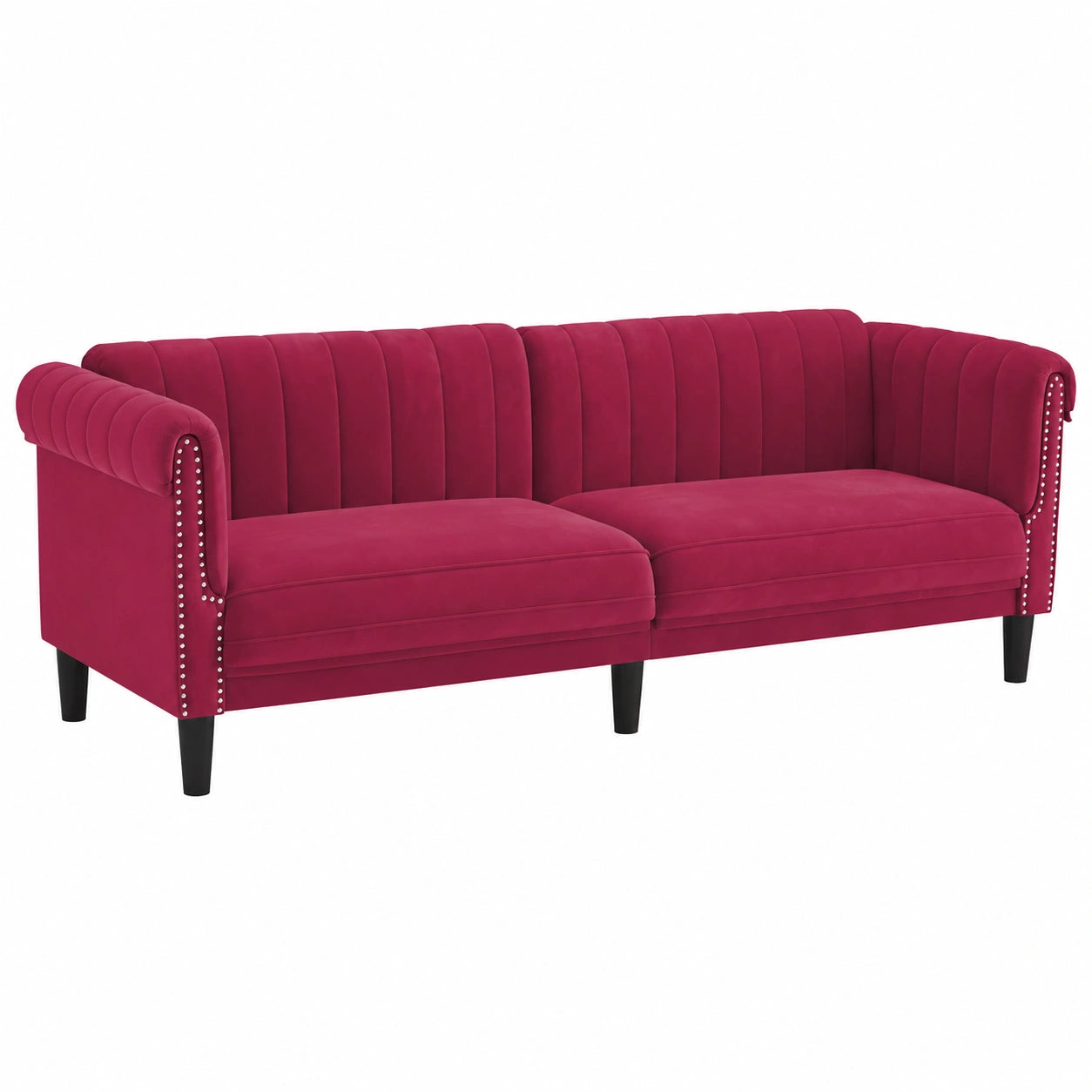 Divano in velluto 3 posti con design contemporaneo e comfort eccezionale
