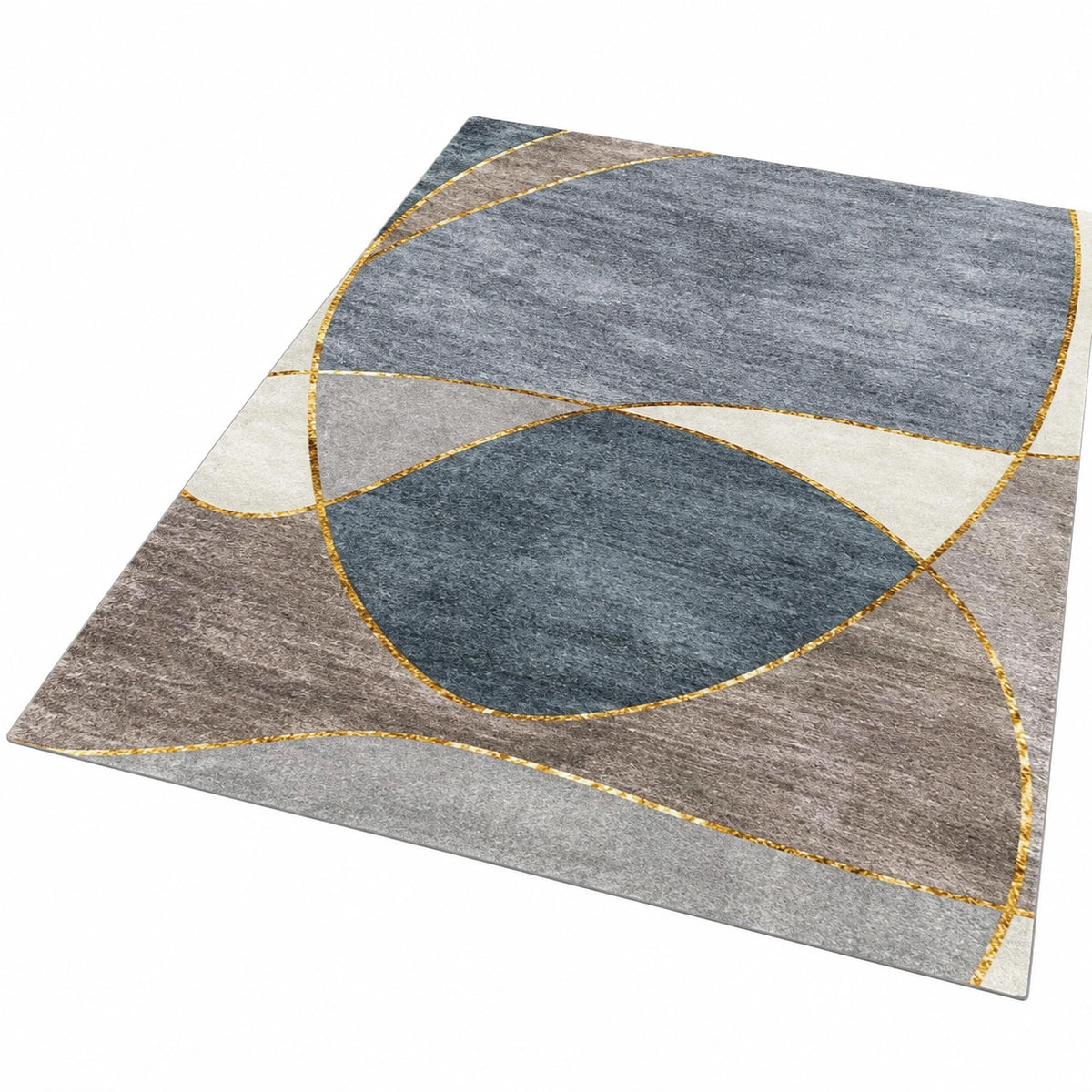 Tappeto moderno antiscivolo per soggiorno, design nordico, facile manutenzione, 90x190 cm